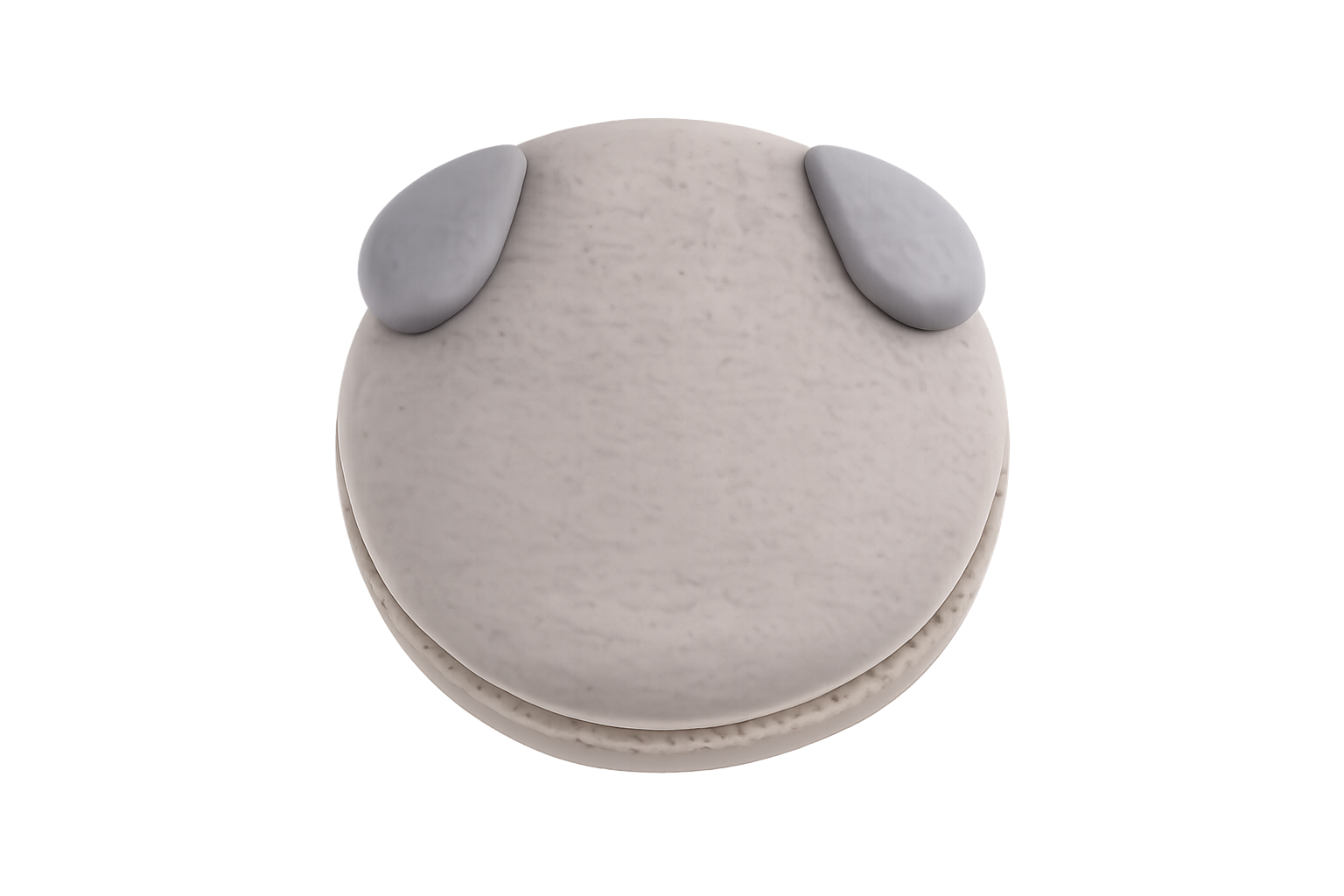 Macaron Dogy-Gody con orecchie da cane, simbolo del Biscotto Sospeso